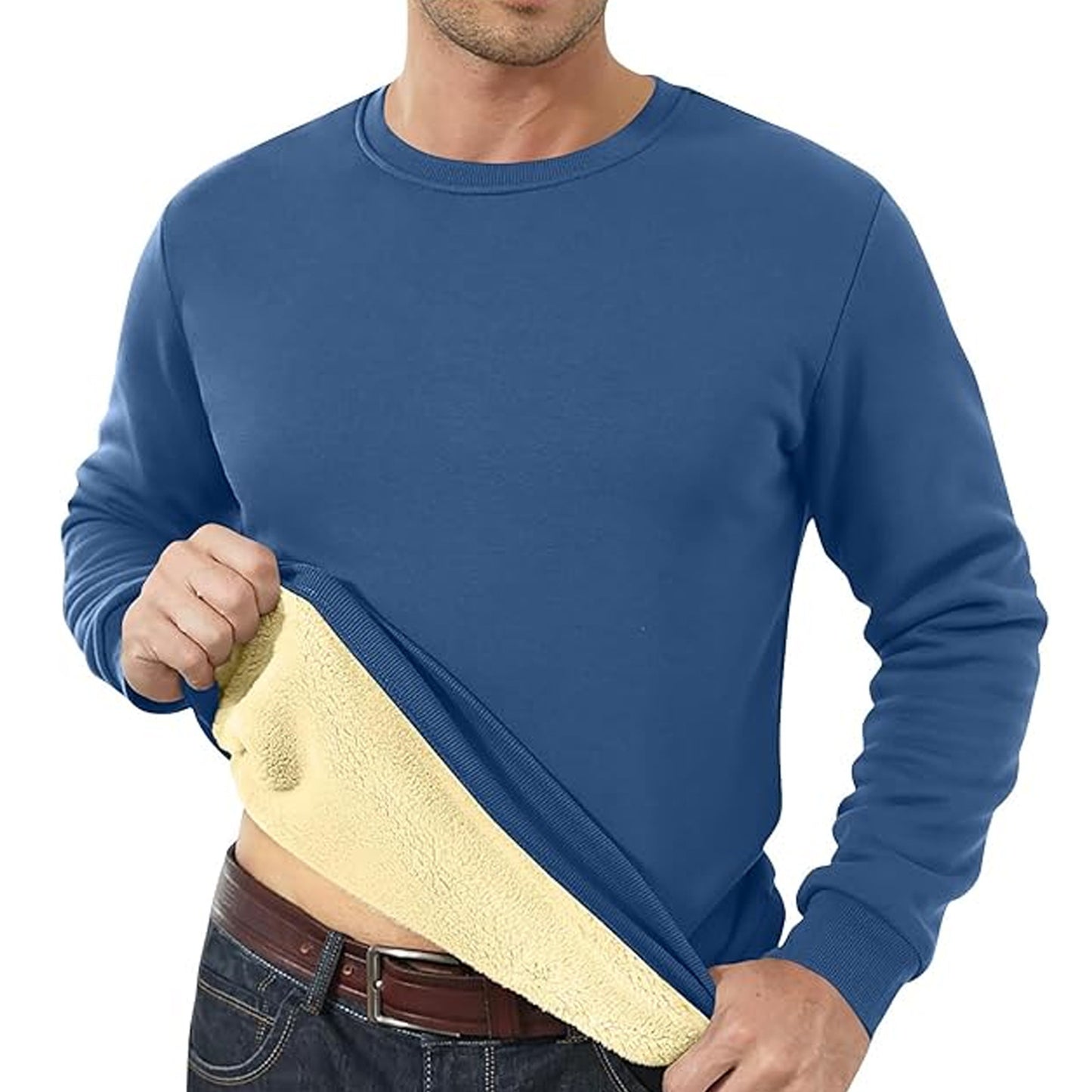 Men's Fleece Lined Padded Warm Keeping Sweatshirts