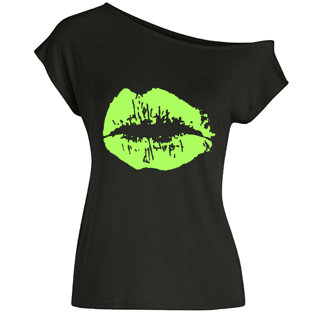 Women's Loose Shoulder Versatile T-shirt