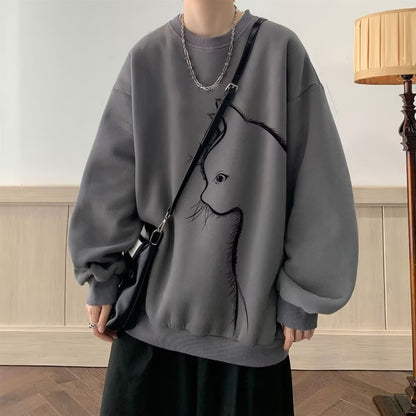 Men's Round Neck Long Sleeve Sweater