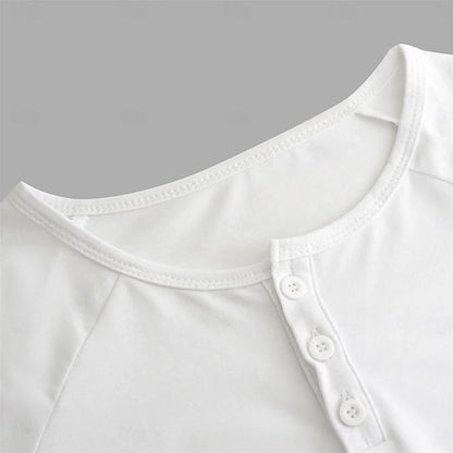 Henry Collar Long-sleeved T-shirt