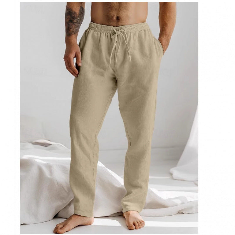 Men's Pants Elastic Waist Trousers