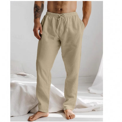 Men's Pants Elastic Waist Trousers