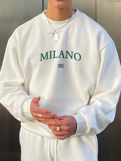 Men's Round-neck Versatile Long Sleeves