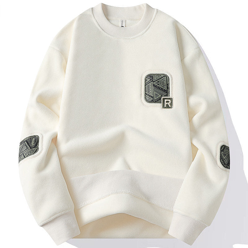 Double-sided Polar Fleece Sweater Men