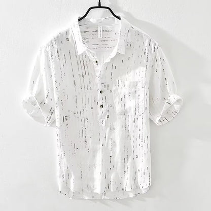 Pu Shuai Short-sleeved Lapel Polo Shirt