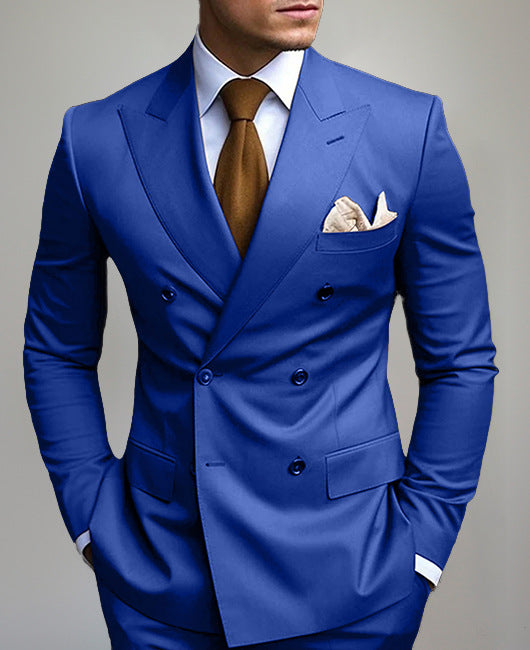 Men's Posterior Median Split Suit Jacket