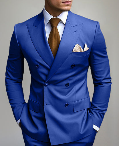 Men's Posterior Median Split Suit Jacket