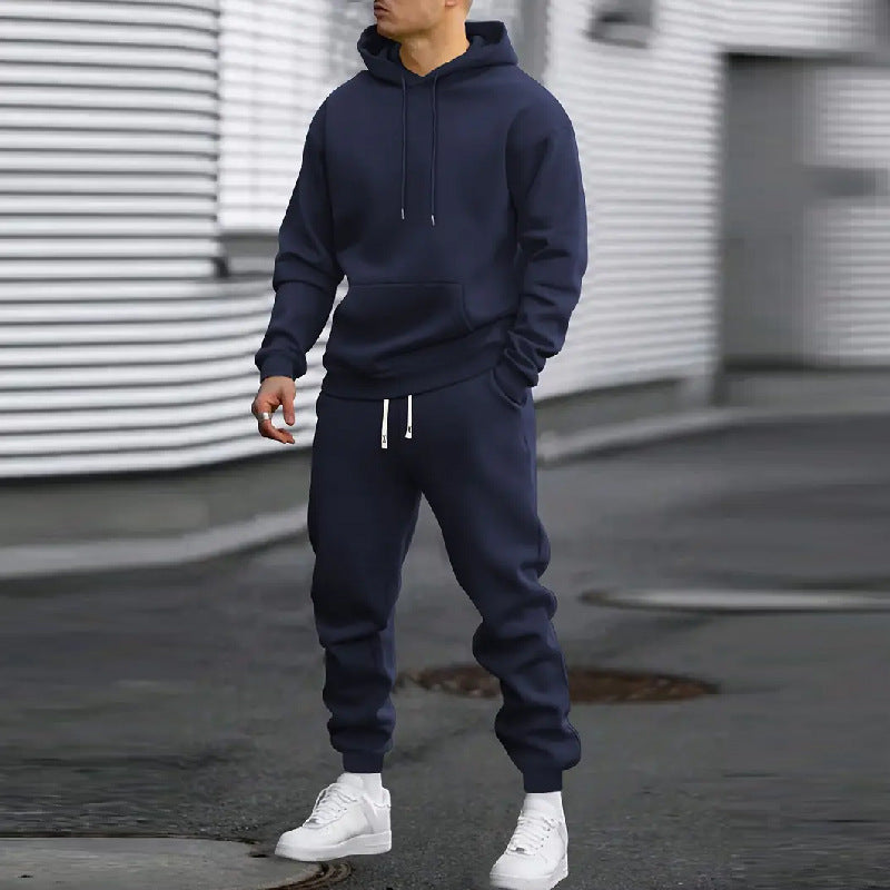Men's Sports Hoodie With Gridles Pants