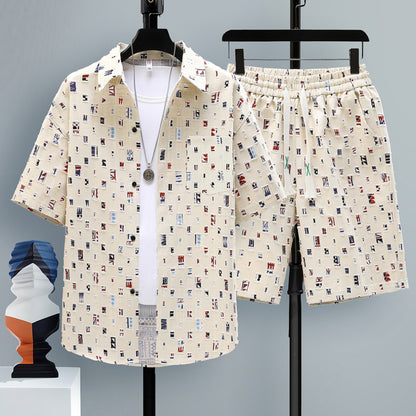 Men's Cool Shorts Two-piece Set