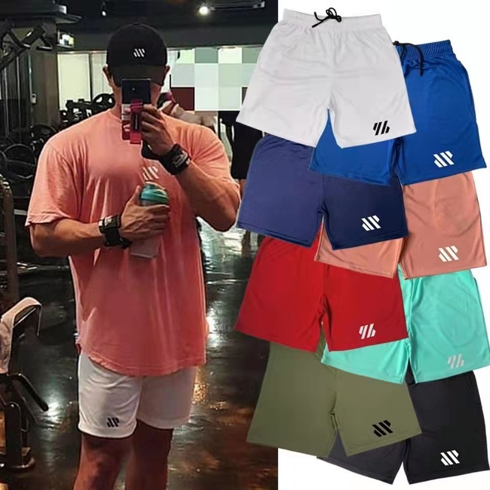 Metal Silk Fabric Sports Shorts