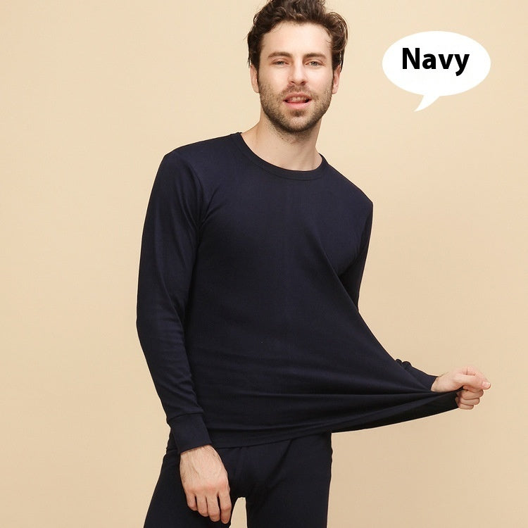 Men's Pure Cotton Thermal Underwear Suit