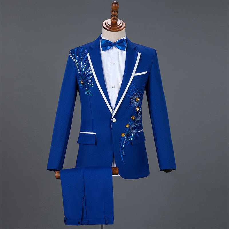 Sequined Suit Men's Dress