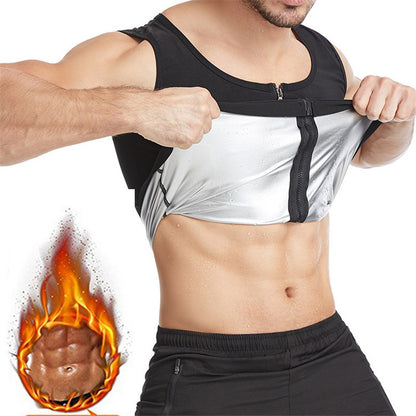 Men's Fitness Corset And Abdomen Sweat Suit