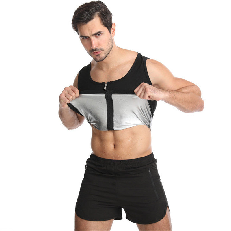 Men's Fitness Corset And Abdomen Sweat Suit