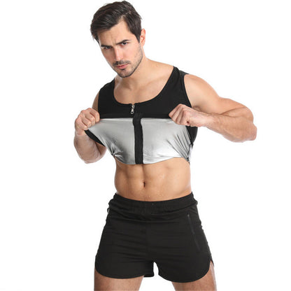 Men's Fitness Corset And Abdomen Sweat Suit