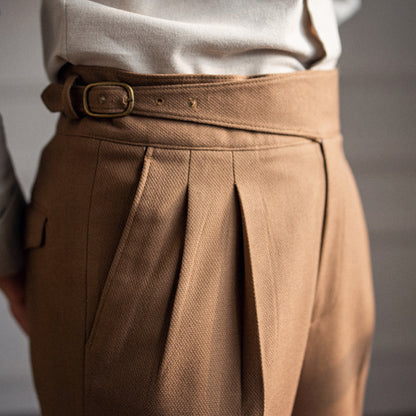 Men's High Waist Straight Pants