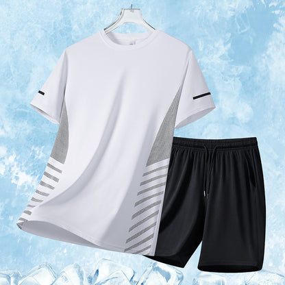 Quick-drying Sports T-shirt Shorts Suit