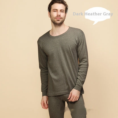 Men's Pure Cotton Thermal Underwear Suit