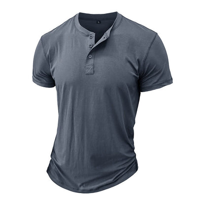 Men's Short-sleeved T-shirt With Round Neck