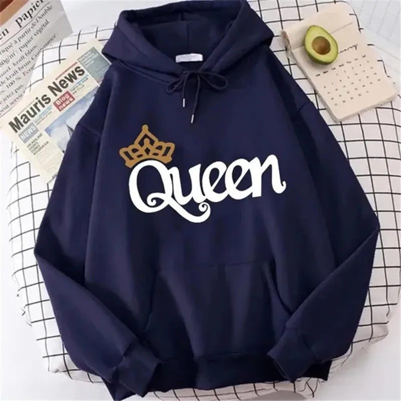 QUEEN Fleece Hooded Sweatshirt