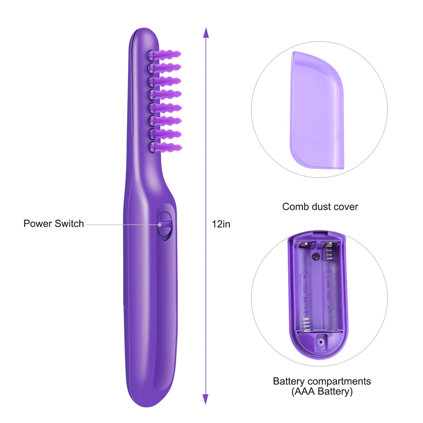 Electric Detangling Brush Scalp Hair