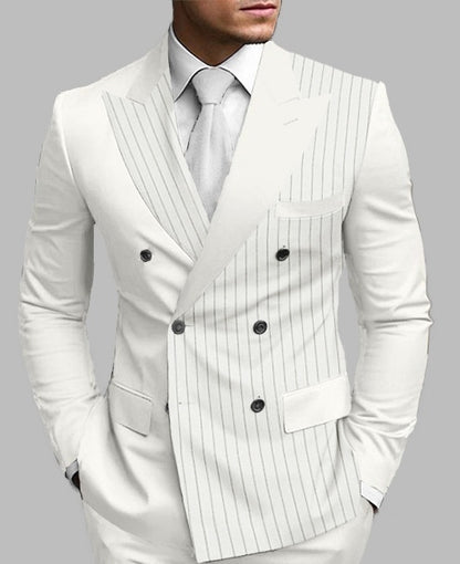 Men's Posterior Median Split Suit Jacket