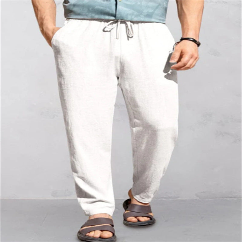 Men's Linen Breathable Outdoor Pants