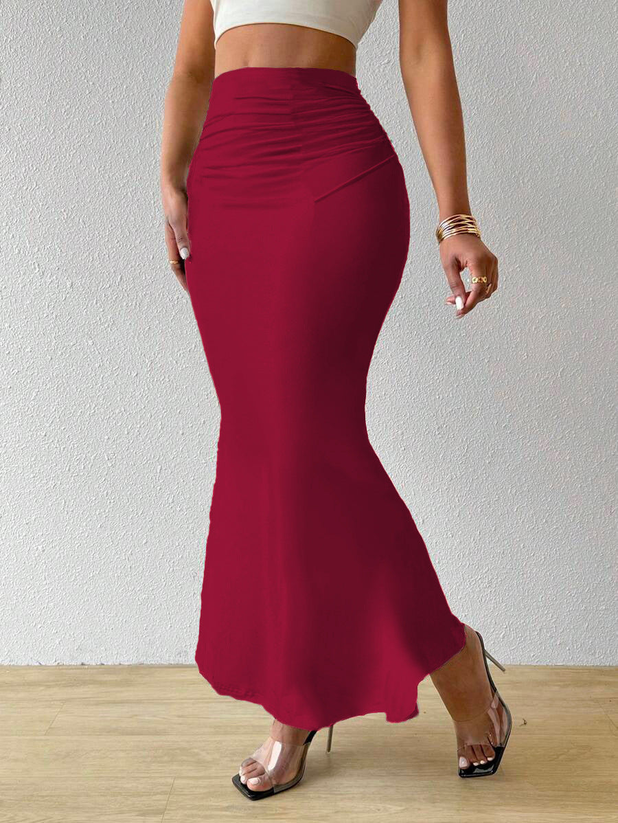 Zebra Pattern Slimming Skirt