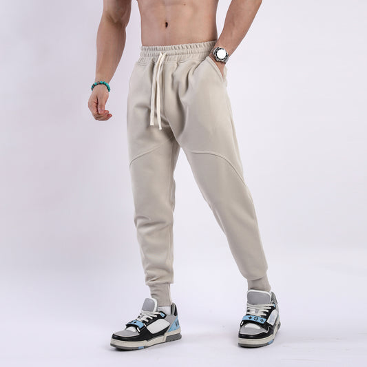 Men's Trousers Ankle-tied Drawstring Sweatpants