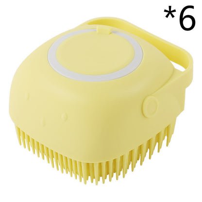 Dog Bath Massage Gloves Brush