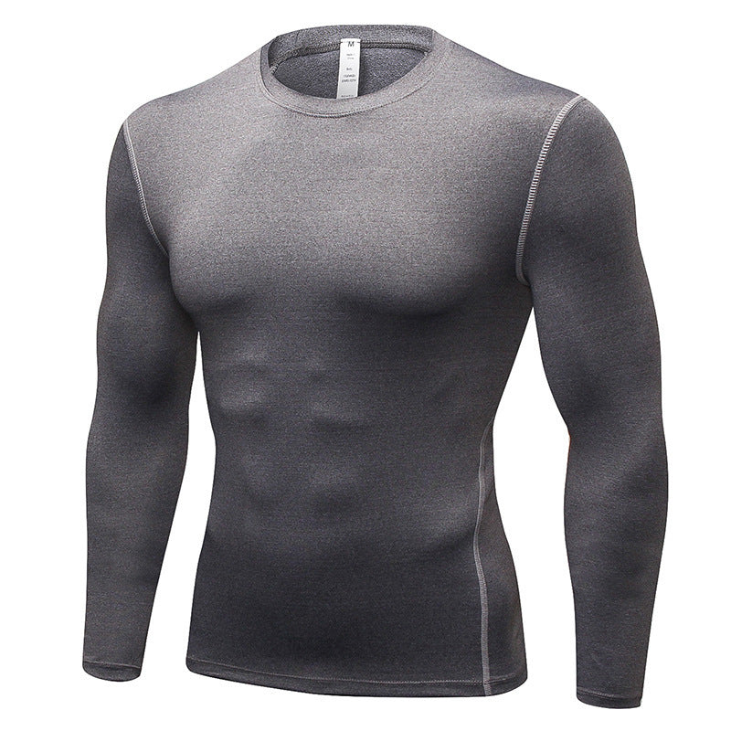Men's Tight Training Sports Long Sleeve T-shirt