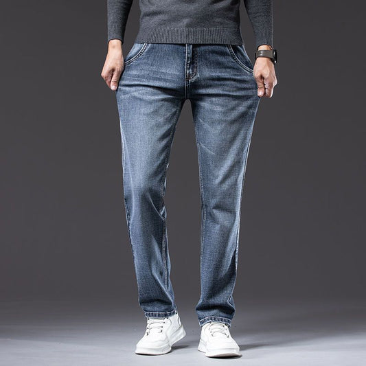 Nice Loose Straight Stretch Jeans