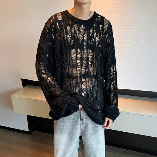 Hollow Loose Thin Sweater Sweatshirts