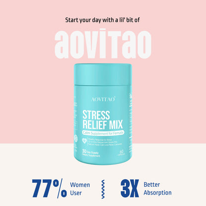 Women Supplement Stress Relief, Focus & Relax Pill