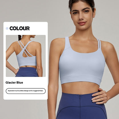 Sexy Oblique Shoulder Sports Vest Female