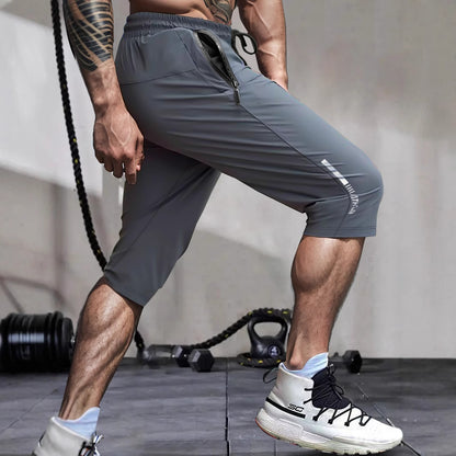 Men's Sports Cropped Quick-drying Pants