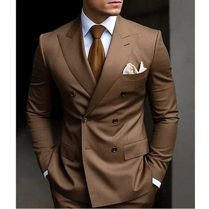 Men's Two-piece Suit Business Best Leisure