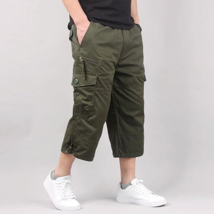 Cropped Trendy Men's Pants Loose