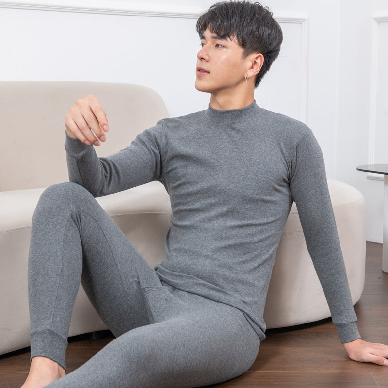 Men's Pure Cotton Thermal Underwear Suit