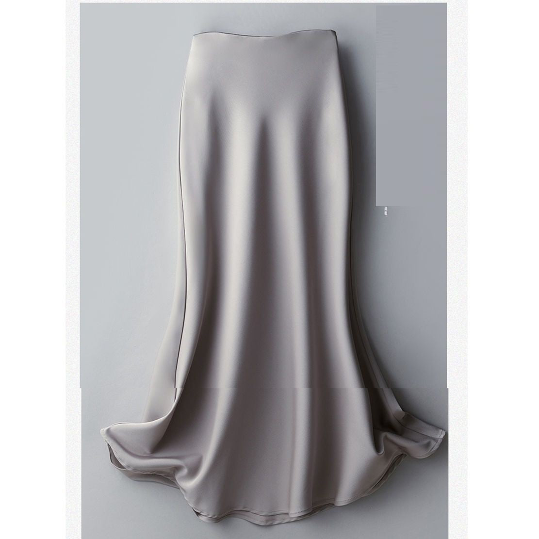 Elastic Waist Slimming Large Hem Skirt