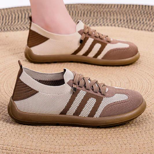 New Fly Woven Mesh Soft Bottom Shoes