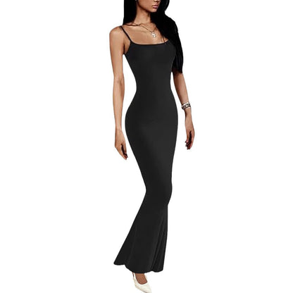 High Waist Skinny Sheath Fishtail Dress