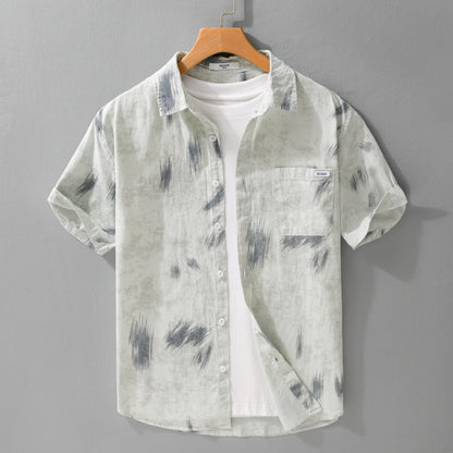 Menswear Simple All-matching Sleeve Shirt