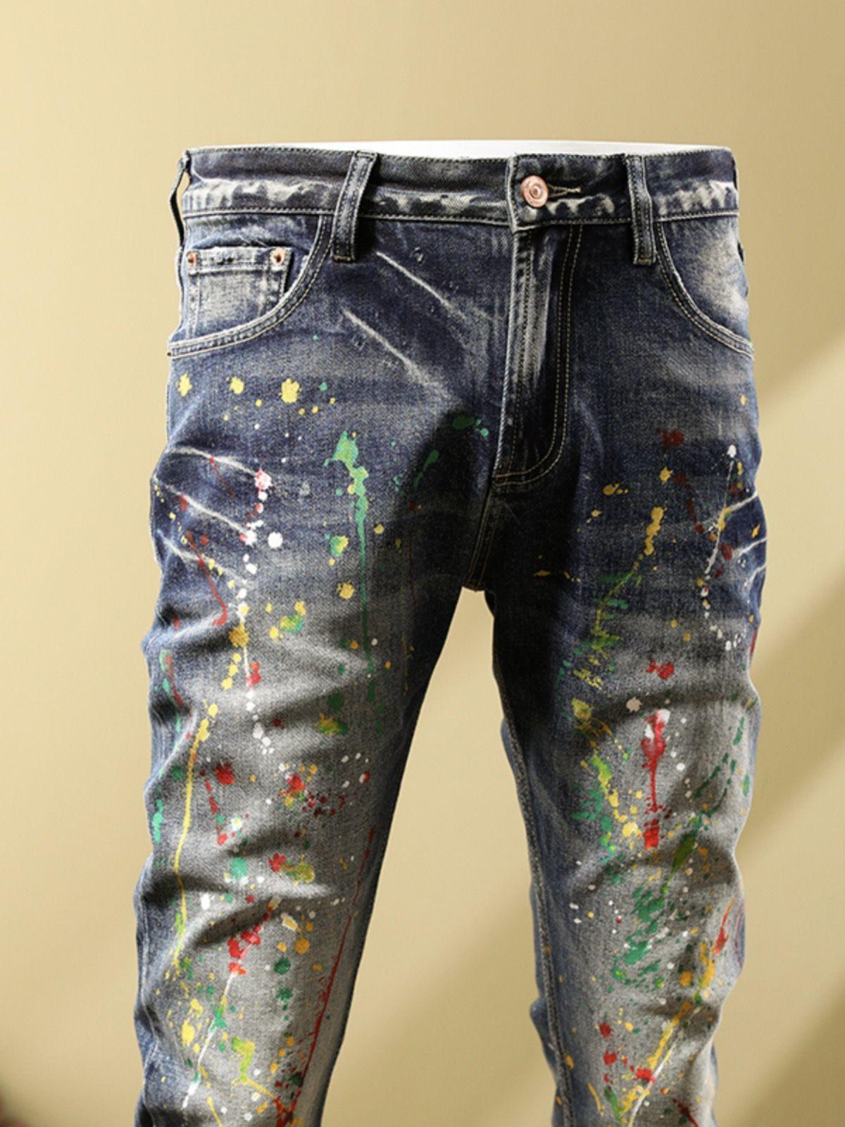 Fashion Jeans Men's Slim Fit Skinny
