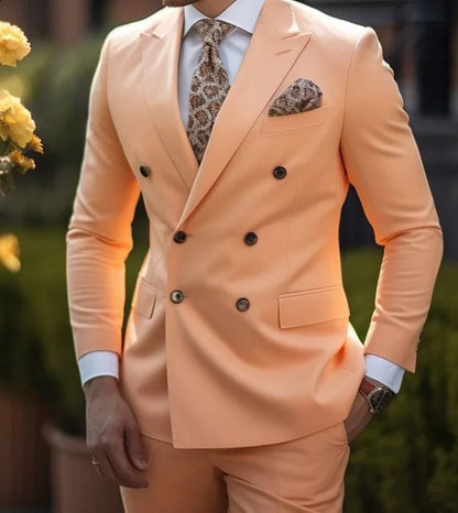Men's Two-piece Suit Business Best Leisure