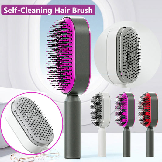 Self Cleaning Hair Brush Hair Loss Airbag Massage