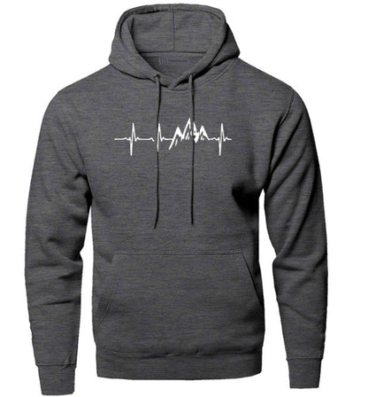 Beautiful Men's Polyester Fiber Compass Hoodie