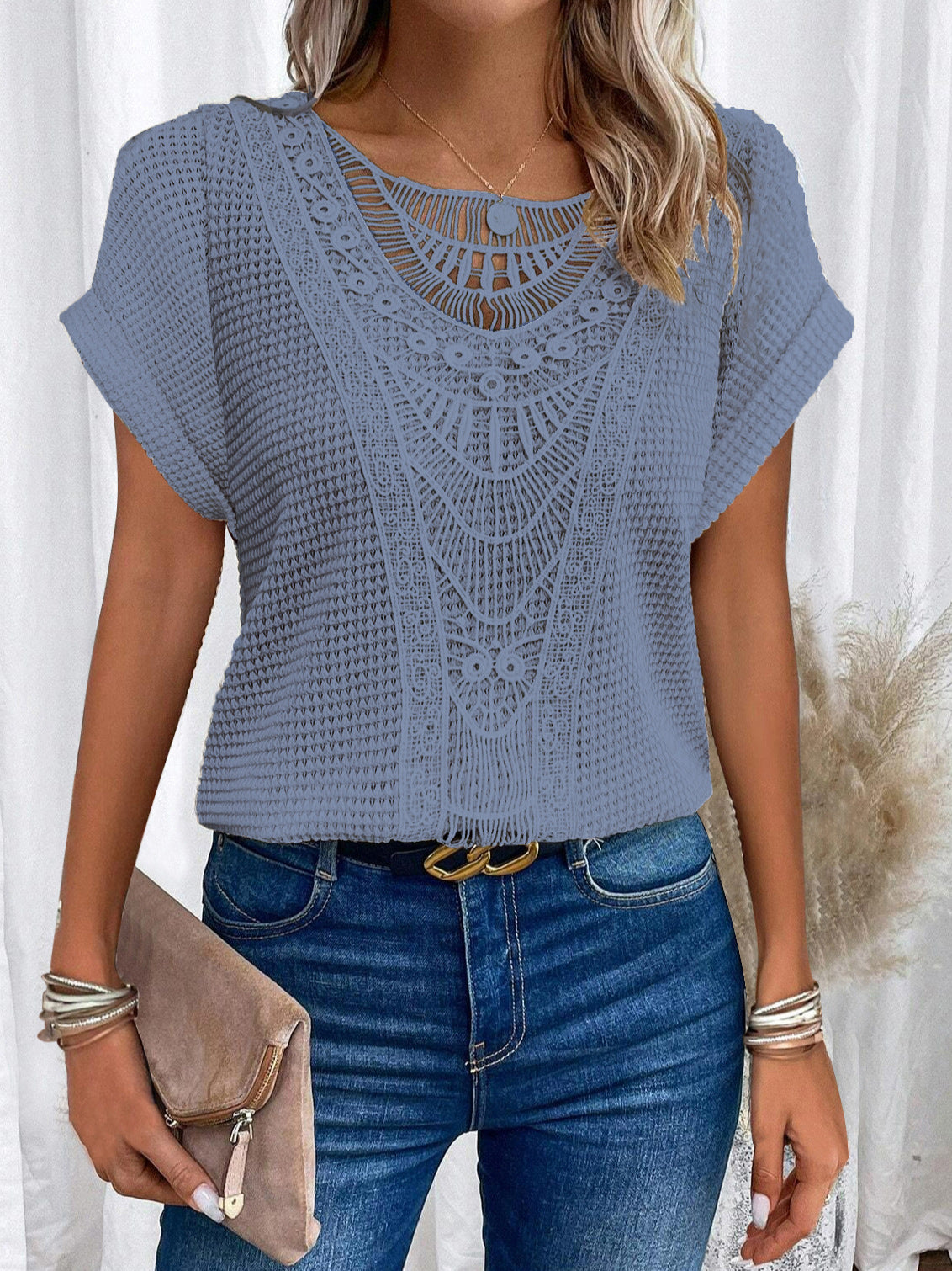 Fashion Ethnic Style Tops Women's Clothing