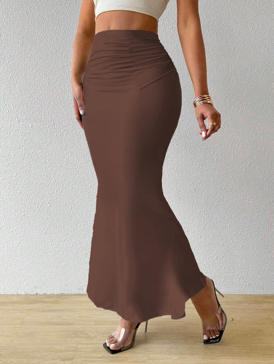 Zebra Pattern Slimming Skirt