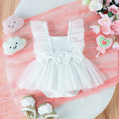 Jumpsuit Baby Net Skirt Princess Poris Dress